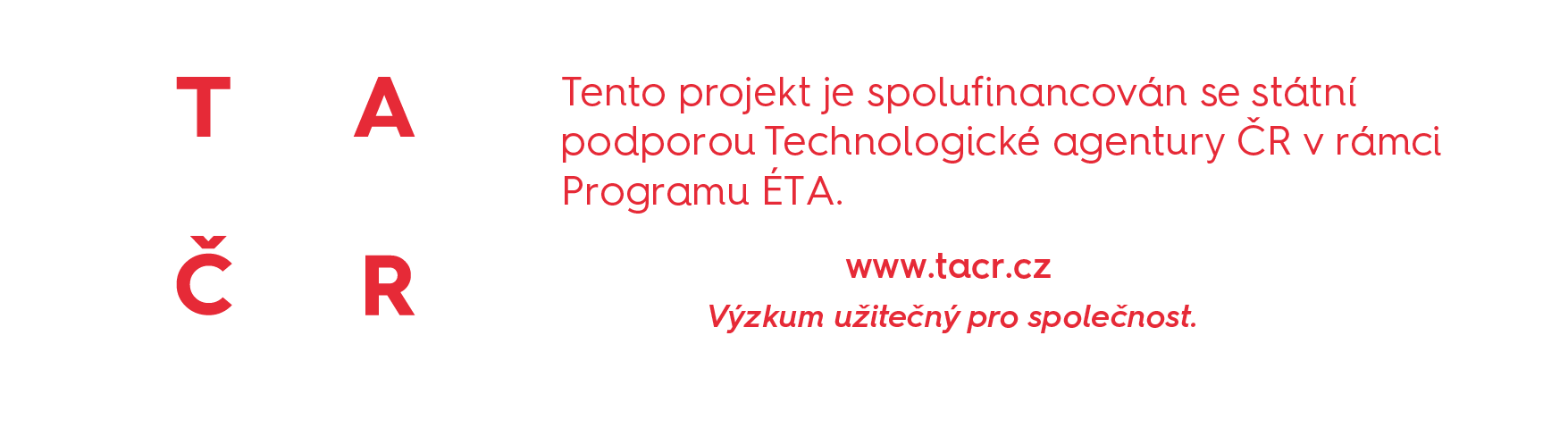 Logolink TAČR - Program ÉTA